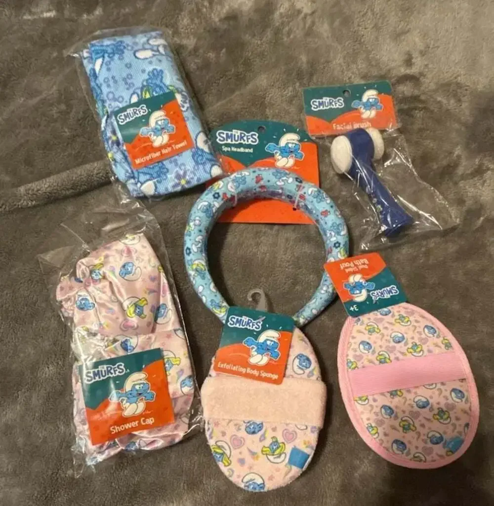 The Smurfs Bath Accessory Bundle Set